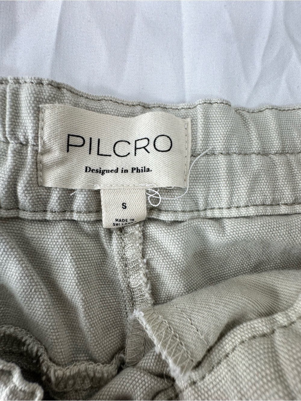 Pilcro Wide Leg Pants in Light tan - Picture 5 of 6